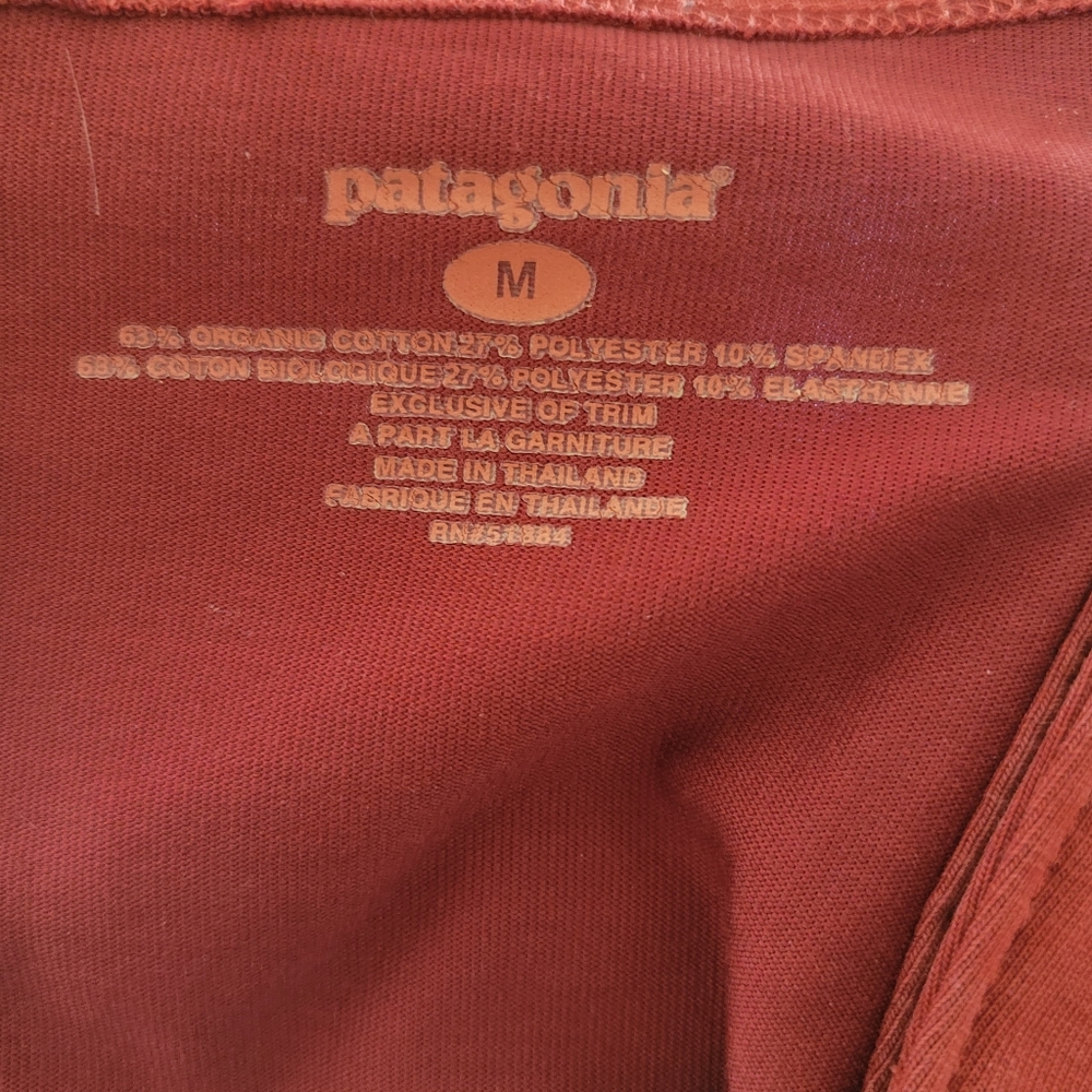 Patagonia burnt red jersey athletic tank dress size M - Picture 3 of 3